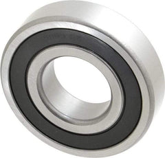 Tritan - 40mm Bore Diam, 90mm OD, Double Seal Deep Groove Radial Ball Bearing - 23mm Wide, 1 Row, Round Bore, 5,400 Lb Static Capacity, 9,100 Lb Dynamic Capacity - Americas Industrial Supply