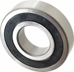 Tritan - 50mm Bore Diam, 110mm OD, Double Seal Deep Groove Radial Ball Bearing - 27mm Wide, 1 Row, Round Bore, 8,600 Lb Static Capacity, 13,900 Lb Dynamic Capacity - Americas Industrial Supply