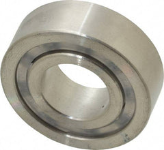Made in USA - 5/8" Bore Diam, 1-3/8" OD, Open Precision Ground Radial Ball Bearing - 7/16" Wide, 1 Row, Round Bore, 138 Lb Static Capacity, 207 Lb Dynamic Capacity - Americas Industrial Supply