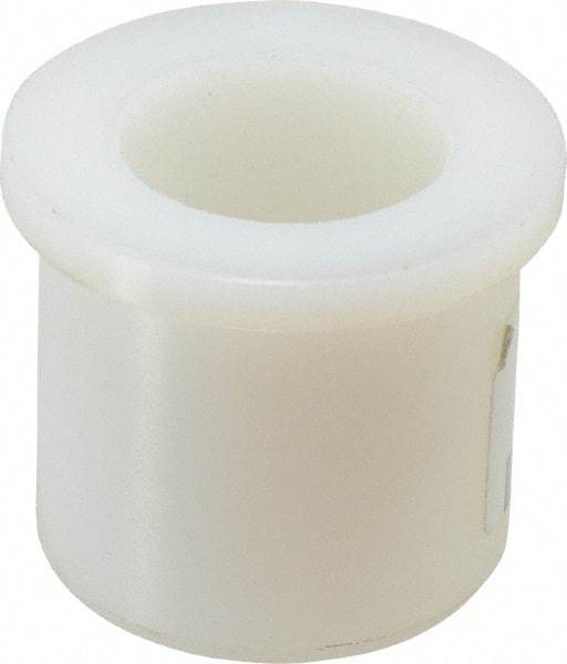 Made in USA - 1" Inside x 1-1/2" Outside Diam, Polyethylene Sleeve Bearing - 1-3/4" Flange Outside Diam, 3/16" Flange Thickness, 1-1/2" OAL - Americas Industrial Supply