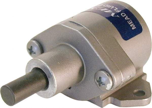 Mead - 11/16" Stroke x 1" Bore Single Acting Air Cylinder - 150 Max psi, -40 to 250°F - Americas Industrial Supply