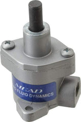 Mead - 11/16" Stroke x 1" Bore Single Acting Air Cylinder - 150 Max psi, -40 to 250°F - Americas Industrial Supply
