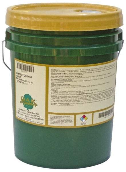 Oak Signature - Oakflo DSO 650CF-AFC, 5 Gal Pail Cutting & Grinding Fluid - Water Soluble, For Broaching, Drilling, Gear Cutting, Reaming, Tapping, Turning - Americas Industrial Supply