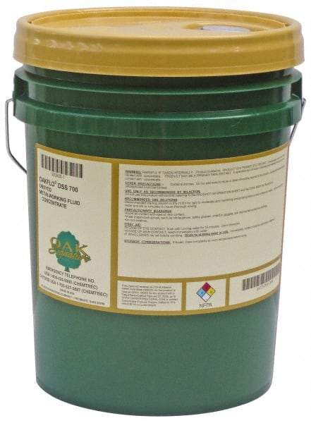 Oak Signature - Oakflo DSS 706-AFC, 5 Gal Pail Cutting Fluid - Semisynthetic, For Drilling, Milling, Reaming, Tapping, Turning - Americas Industrial Supply