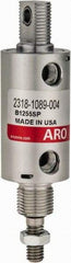 ARO/Ingersoll-Rand - 1/2" Stroke x 1-1/8" Bore Double Acting Air Cylinder - 1/8 Port, 3/8-16 Rod Thread - Americas Industrial Supply