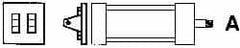 ARO/Ingersoll-Rand - Air Cylinder MP2 Clevis Rear Mount Kit - For 2-1/2" Air Cylinders, Use with Provenair Series - Americas Industrial Supply