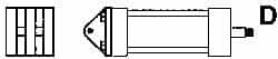 ARO/Ingersoll-Rand - Air Cylinder MP1 Fixed Clevis Mount Kit - For 2-1/2" Air Cylinders, Use with Provenair Series - Americas Industrial Supply
