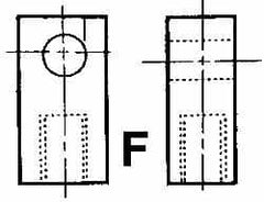 ARO/Ingersoll-Rand - Air Cylinder Rod Eye - For 1-1/2, 2 & 2-1/2" Air Cylinders, Use with Provenair Series - Americas Industrial Supply