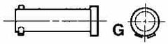 ARO/Ingersoll-Rand - Air Cylinder Pivot Pin - For 1-1/2, 2 & 2-1/2" Air Cylinders, Use with Provenair Series - Americas Industrial Supply