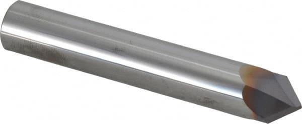 Niagara Cutter - 1/2" Diam 2 Flute Single End Solid Carbide Chamfer Mill - Americas Industrial Supply