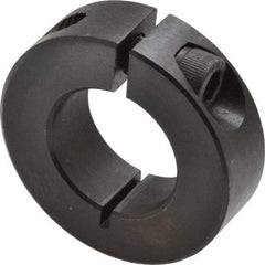 Climax Metal Products - 7/8" Bore, Steel, One Piece Clamp Collar - 1-5/8" Outside Diam, 1/2" Wide - Americas Industrial Supply