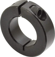 Climax Metal Products - 1" Bore, Steel, One Piece Clamp Collar - 1-3/4" Outside Diam, 1/2" Wide - Americas Industrial Supply