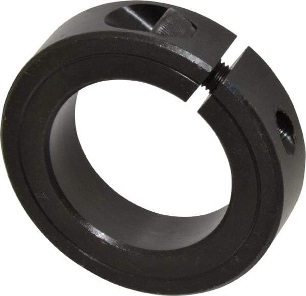 Climax Metal Products - 1-3/4" Bore, Steel, One Piece Clamp Collar - 2-3/4" Outside Diam, 11/16" Wide - Americas Industrial Supply