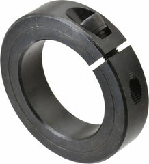 Climax Metal Products - 1-15/16" Bore, Steel, One Piece Clamp Collar - 3" Outside Diam, 11/16" Wide - Americas Industrial Supply