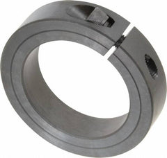 Climax Metal Products - 2-1/4" Bore, Steel, One Piece Clamp Collar - 3-1/4" Outside Diam, 3/4" Wide - Americas Industrial Supply