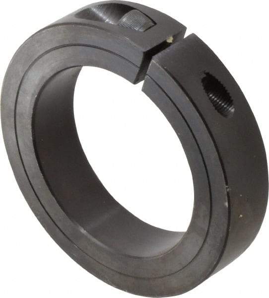 Climax Metal Products - 2-3/4" Bore, Steel, One Piece Clamp Collar - 4" Outside Diam, 7/8" Wide - Americas Industrial Supply