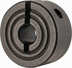 Climax Metal Products - 5mm Bore, Steel, One Piece Clamp Collar - 11/16" Outside Diam - Americas Industrial Supply