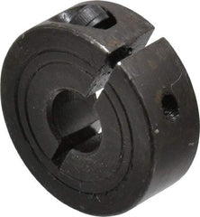 Climax Metal Products - 8mm Bore, Steel, One Piece Clamp Collar - 1" Outside Diam - Americas Industrial Supply