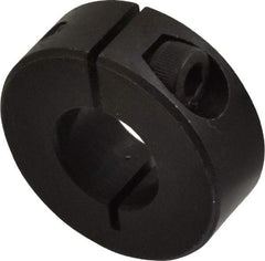 Climax Metal Products - 16mm Bore, Steel, One Piece Clamp Collar - 1-3/8" Outside Diam - Americas Industrial Supply