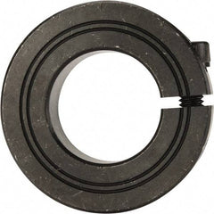 Climax Metal Products - 25mm Bore, Steel, One Piece Clamp Collar - 1-7/8" Outside Diam - Americas Industrial Supply