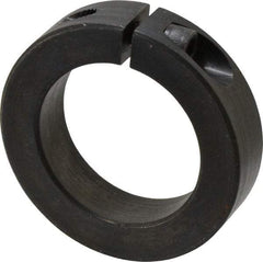 Climax Metal Products - 40mm Bore, Steel, One Piece Clamp Collar - 2-3/8" Outside Diam - Americas Industrial Supply