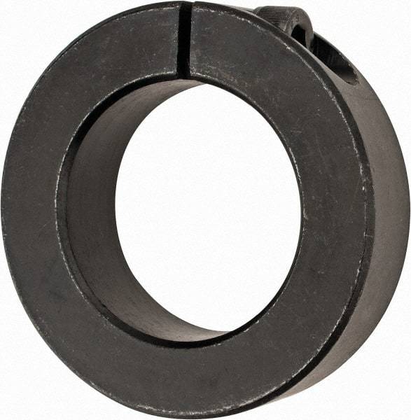 Climax Metal Products - 45mm Bore, Steel, One Piece Clamp Collar - 2-7/8" Outside Diam - Americas Industrial Supply