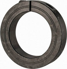 Climax Metal Products - 60mm Bore, Steel, One Piece Clamp Collar - 3-1/2" Outside Diam - Americas Industrial Supply