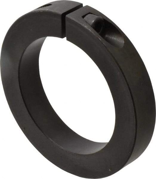 Climax Metal Products - 75mm Bore, Steel, One Piece Clamp Collar - 4-1/4" Outside Diam - Americas Industrial Supply