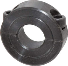 Climax Metal Products - 9/16" Bore, Steel, Two Piece Shaft Collar - 1-5/16" Outside Diam, 7/16" Wide - Americas Industrial Supply