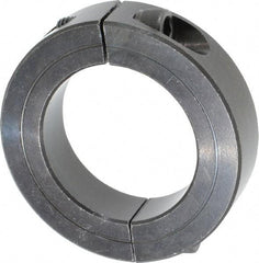 Climax Metal Products - 1-7/16" Bore, Steel, Two Piece Shaft Collar - 2-1/4" Outside Diam, 9/16" Wide - Americas Industrial Supply