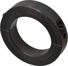 Climax Metal Products - 2-5/16" Bore, Steel, Two Piece Two Piece Split Shaft Collar - 3-1/2" Outside Diam, 3/4" Wide - Americas Industrial Supply