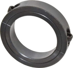 Climax Metal Products - 2-7/16" Bore, Steel, Two Piece Two Piece Split Shaft Collar - 3-1/2" Outside Diam, 3/4" Wide - Americas Industrial Supply