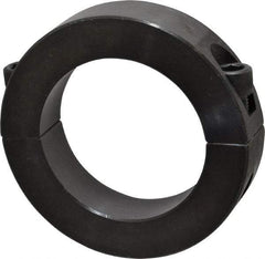 Climax Metal Products - 2-1/2" Bore, Steel, Two Piece Shaft Collar - 3-3/4" Outside Diam, 7/8" Wide - Americas Industrial Supply