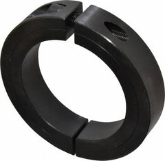 Climax Metal Products - 2-15/16" Bore, Steel, Two Piece Shaft Collar - 4-1/4" Outside Diam, 7/8" Wide - Americas Industrial Supply