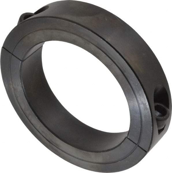 Climax Metal Products - 3" Bore, Steel, Two Piece Shaft Collar - 4-1/4" Outside Diam, 7/8" Wide - Americas Industrial Supply