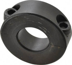 Climax Metal Products - 21mm Bore, Steel, Two Piece Shaft Collar - 1-3/4" Outside Diam - Americas Industrial Supply