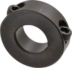 Climax Metal Products - 22mm Bore, Steel, Two Piece Shaft Collar - 1-3/4" Outside Diam - Americas Industrial Supply