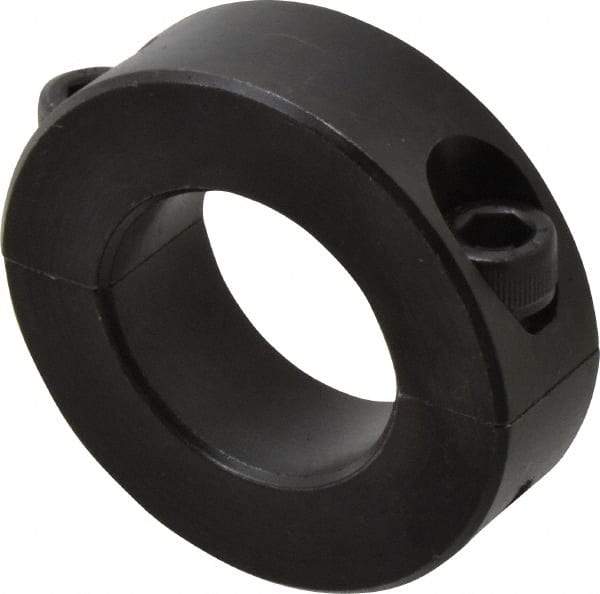 Climax Metal Products - 28mm Bore, Steel, Two Piece Shaft Collar - 2" Outside Diam - Americas Industrial Supply