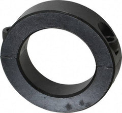 Climax Metal Products - 40mm Bore, Steel, Two Piece Shaft Collar - 2-3/8" Outside Diam - Americas Industrial Supply