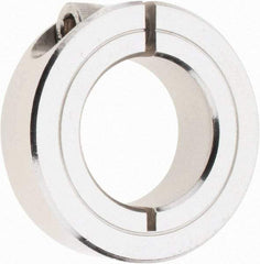 Climax Metal Products - 1" Bore, Stainless Steel, One Piece Clamp Collar - 1-3/4" Outside Diam, 1/2" Wide - Americas Industrial Supply