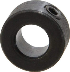 Climax Metal Products - 5/16" Bore, Steel, Set Screw Shaft Collar - 5/8" Outside Diam, 5/16" Wide - Americas Industrial Supply