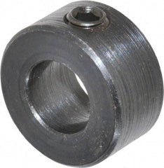 Climax Metal Products - 7/16" Bore, Steel, Set Screw Shaft Collar - 7/8" Outside Diam, 7/16" Wide - Americas Industrial Supply