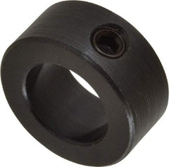 Climax Metal Products - 3/4" Bore, Steel, Set Screw Shaft Collar - 1-1/4" Outside Diam, 9/16" Wide - Americas Industrial Supply