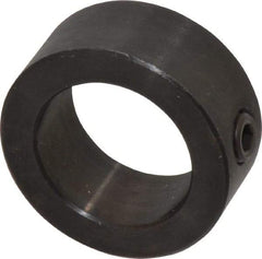 Climax Metal Products - 1" Bore, Steel, Set Screw Shaft Collar - 1-1/2" Outside Diam, 5/8" Wide - Americas Industrial Supply