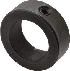 Climax Metal Products - 1-3/8" Bore, Steel, Set Screw Shaft Collar - 2-1/8" Outside Diam, 3/4" Wide - Americas Industrial Supply