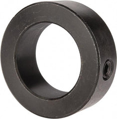 Climax Metal Products - 1-7/16" Bore, Steel, Set Screw Shaft Collar - 2-1/4" Outside Diam, 3/4" Wide - Americas Industrial Supply