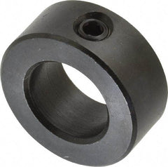 Climax Metal Products - 16mm Bore, Steel, Set Screw Shaft Collar - 1-1/8" Outside Diam - Americas Industrial Supply