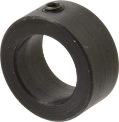 Climax Metal Products - 20mm Bore, Steel, Set Screw Shaft Collar - 1-1/4" Outside Diam - Americas Industrial Supply