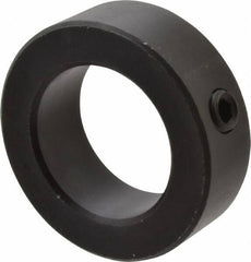 Climax Metal Products - 30mm Bore, Steel, Set Screw Shaft Collar - 1-7/8" Outside Diam - Americas Industrial Supply