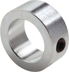 Climax Metal Products - 4" Bore, Steel, Set Screw Shaft Collar - 5" Outside Diam, 1-1/8" Wide - Americas Industrial Supply